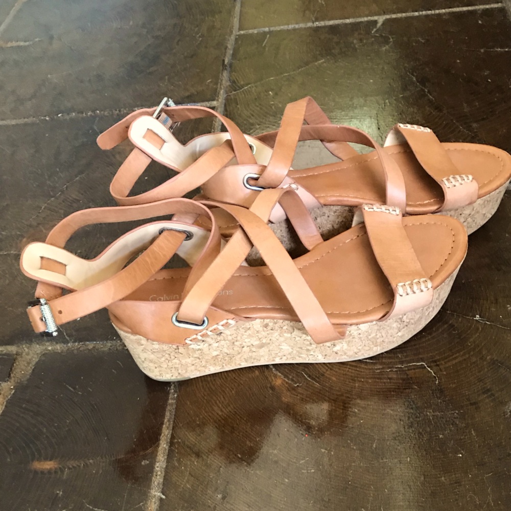 Kelvin Klein jeans wedges
